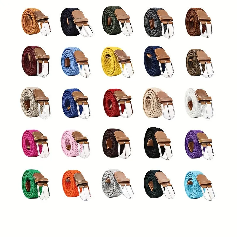 1pc Unisex Golf Belt Candy Color Canvas for MenWomen