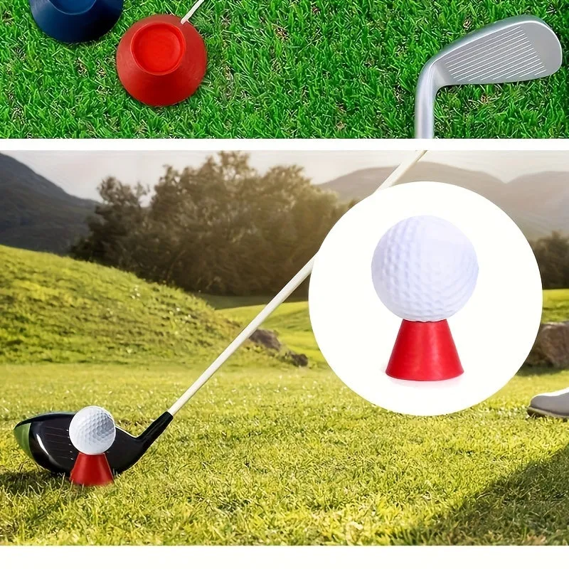 4In1 Winter Golf Tee Snow Globe Holder with 4 Heights