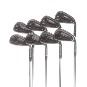 Adams Golf Idea black CB2 Steel Mens Right Hand Irons 4-GW Regular - KBS Tour90