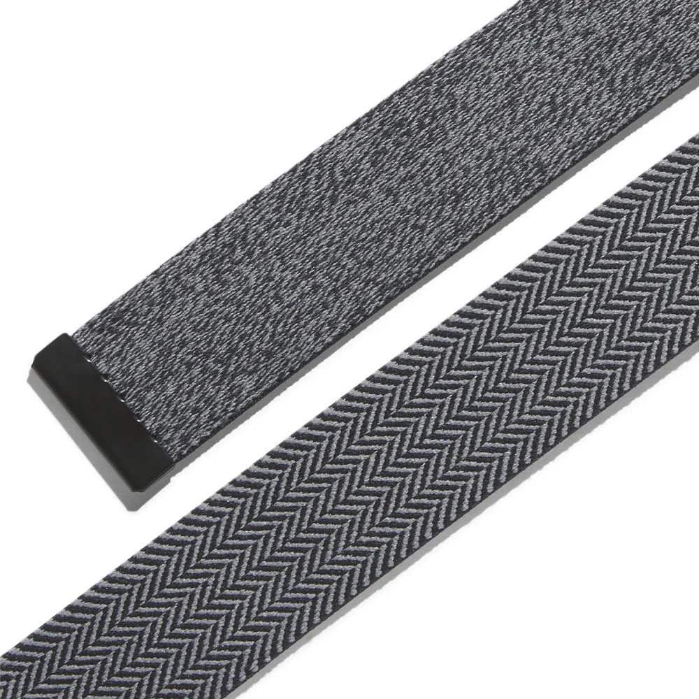 adidas Heather Stretch Reversible Belt - Black
