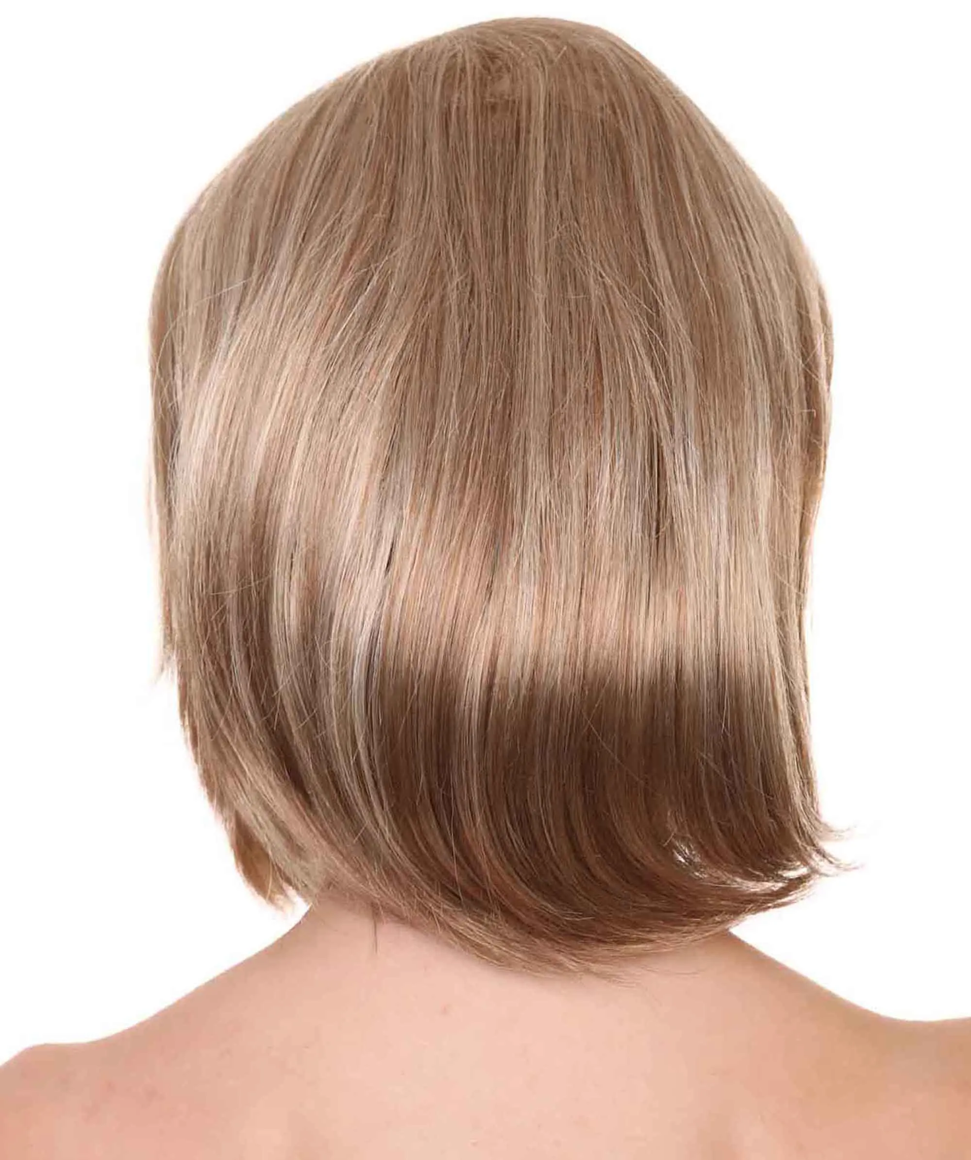 Adult Women's Former US Politician Wig , Democrat Political Brown Blond Wig , Premium Breathable Capless Cap