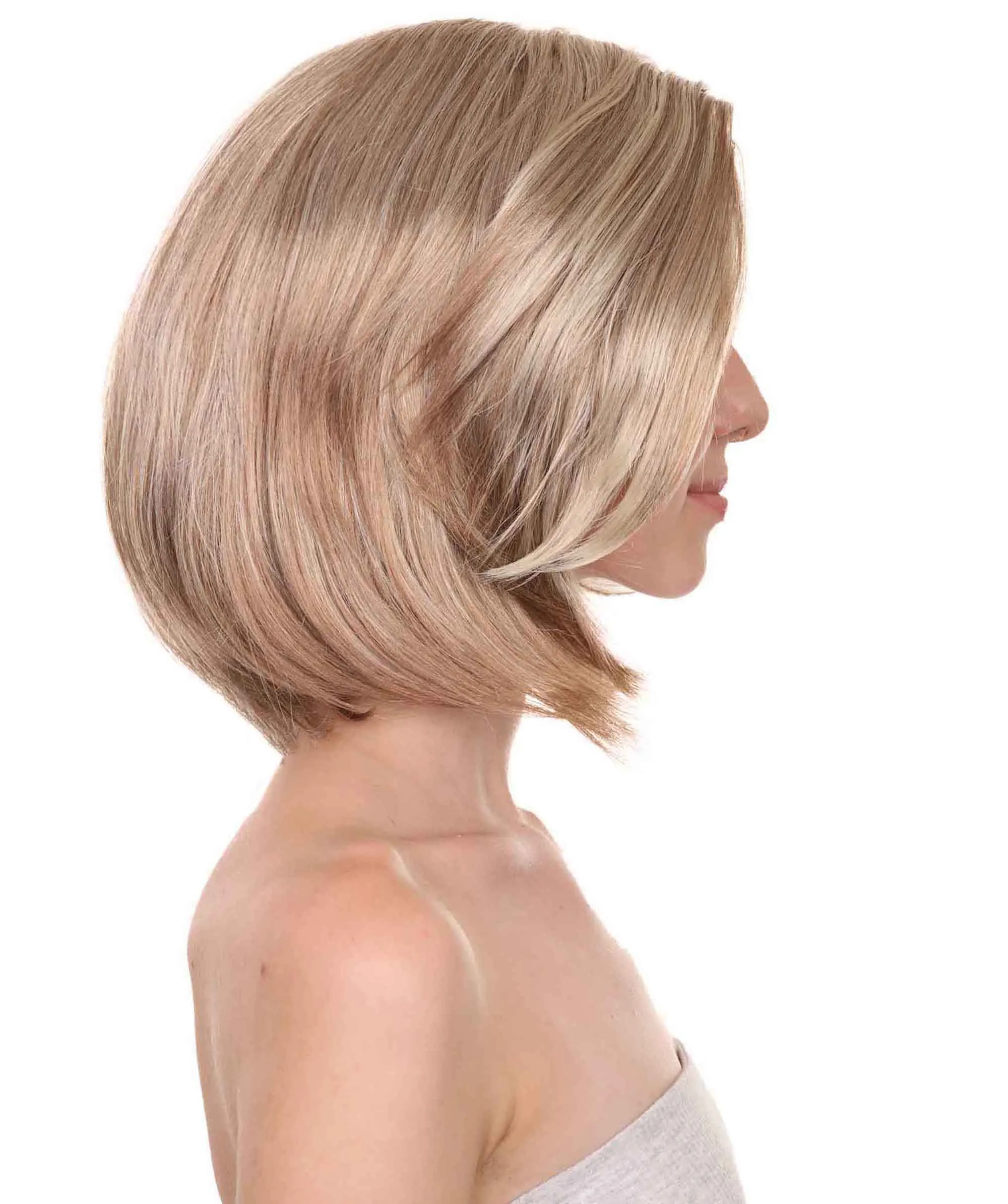 Adult Women's Former US Politician Wig , Democrat Political Brown Blond Wig , Premium Breathable Capless Cap