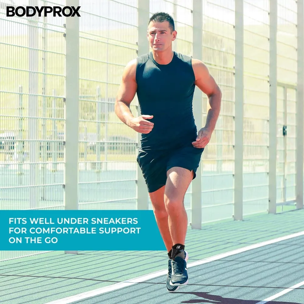 Ankle Brace for Women and Man, Ankle Support with Adjustable Compression Strap for Sprained Ankle, Injury Recovery and More! (Medium) Medium