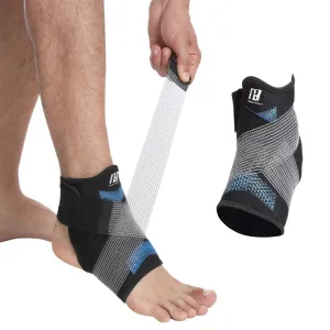 Ankle Brace for Women and Man, Ankle Support with Adjustable Compression Strap for Sprained Ankle, Injury Recovery and More! (Small) Small (1 Count)