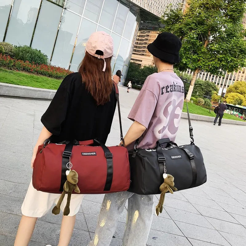 Backpack Women Men  Portable Shoes Large Capacity Sports Luggage Gym shoulder bag
