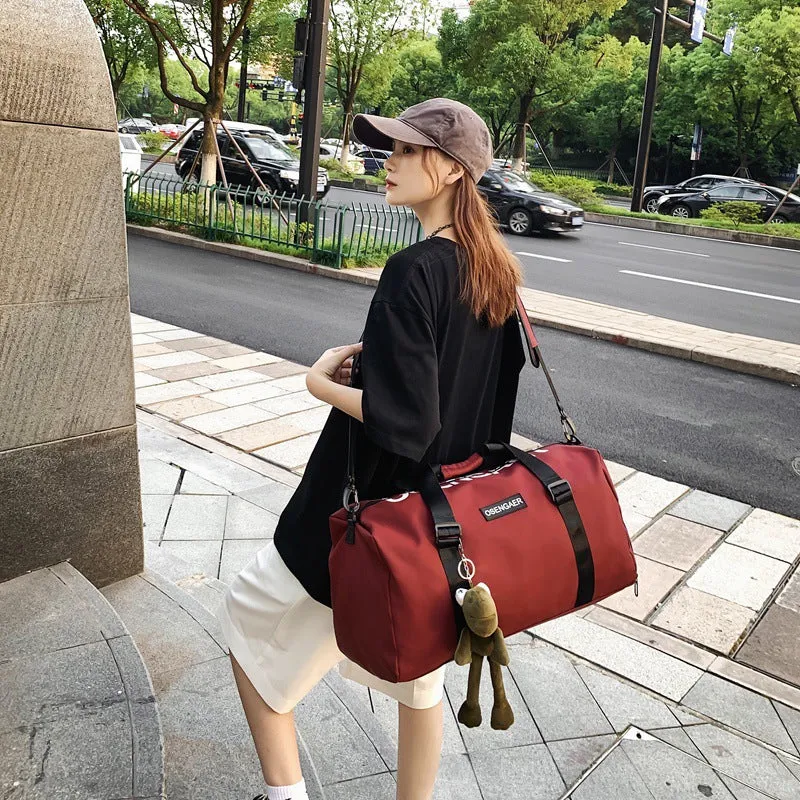 Backpack Women Men  Portable Shoes Large Capacity Sports Luggage Gym shoulder bag