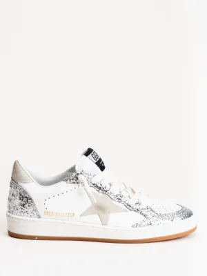 ball star sneaker - white silver
