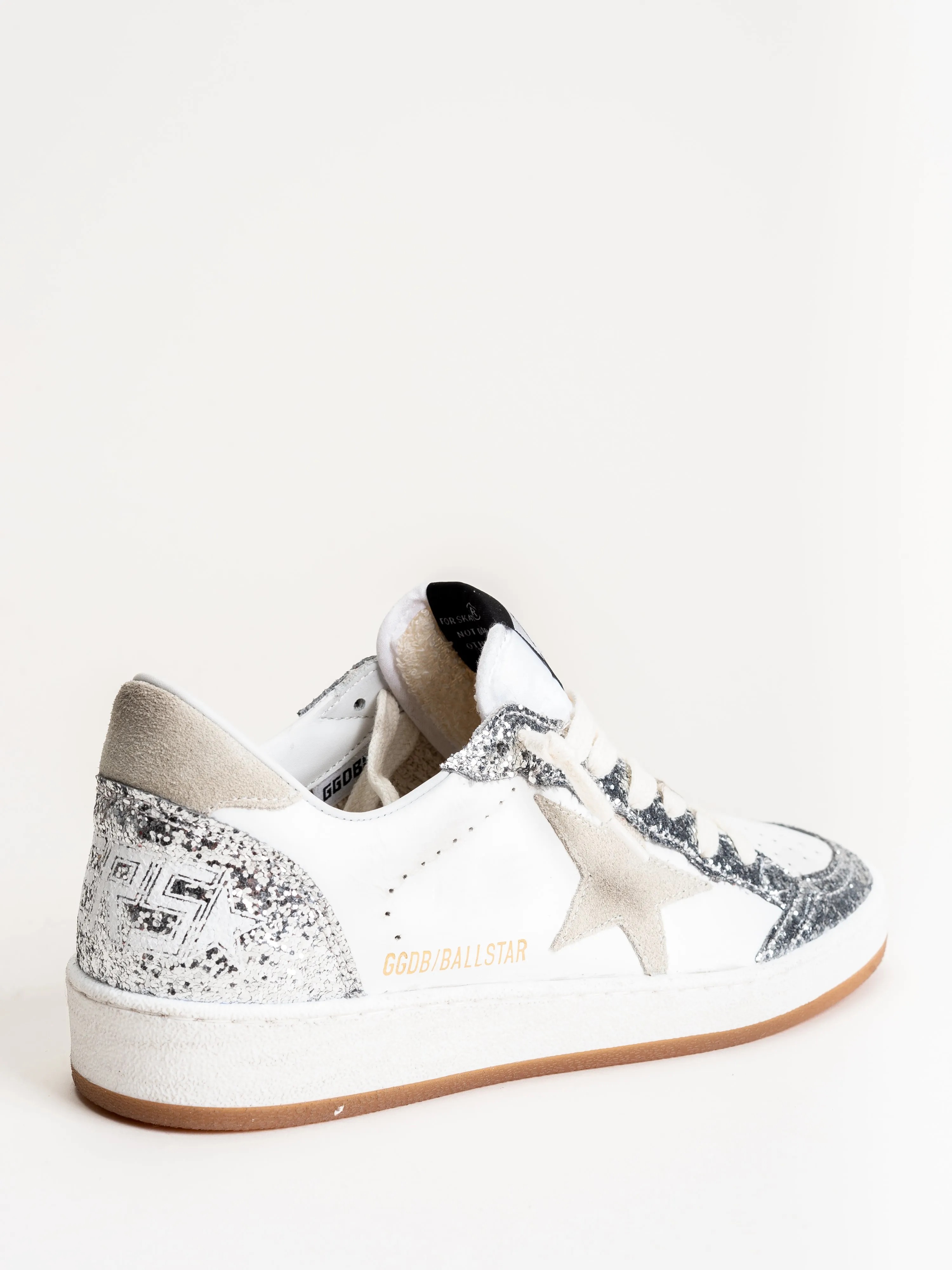 ball star sneaker - white silver
