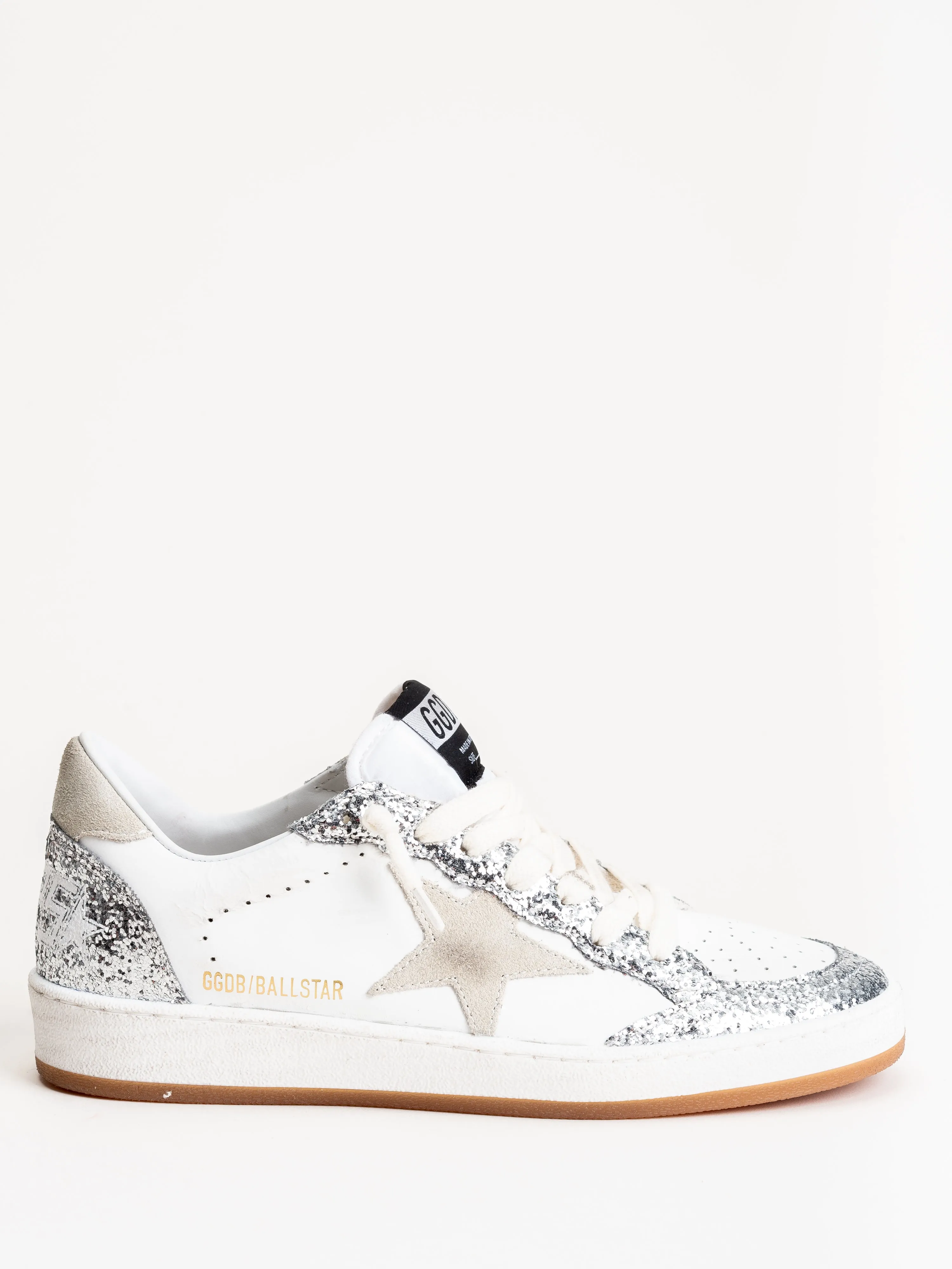 ball star sneaker - white silver