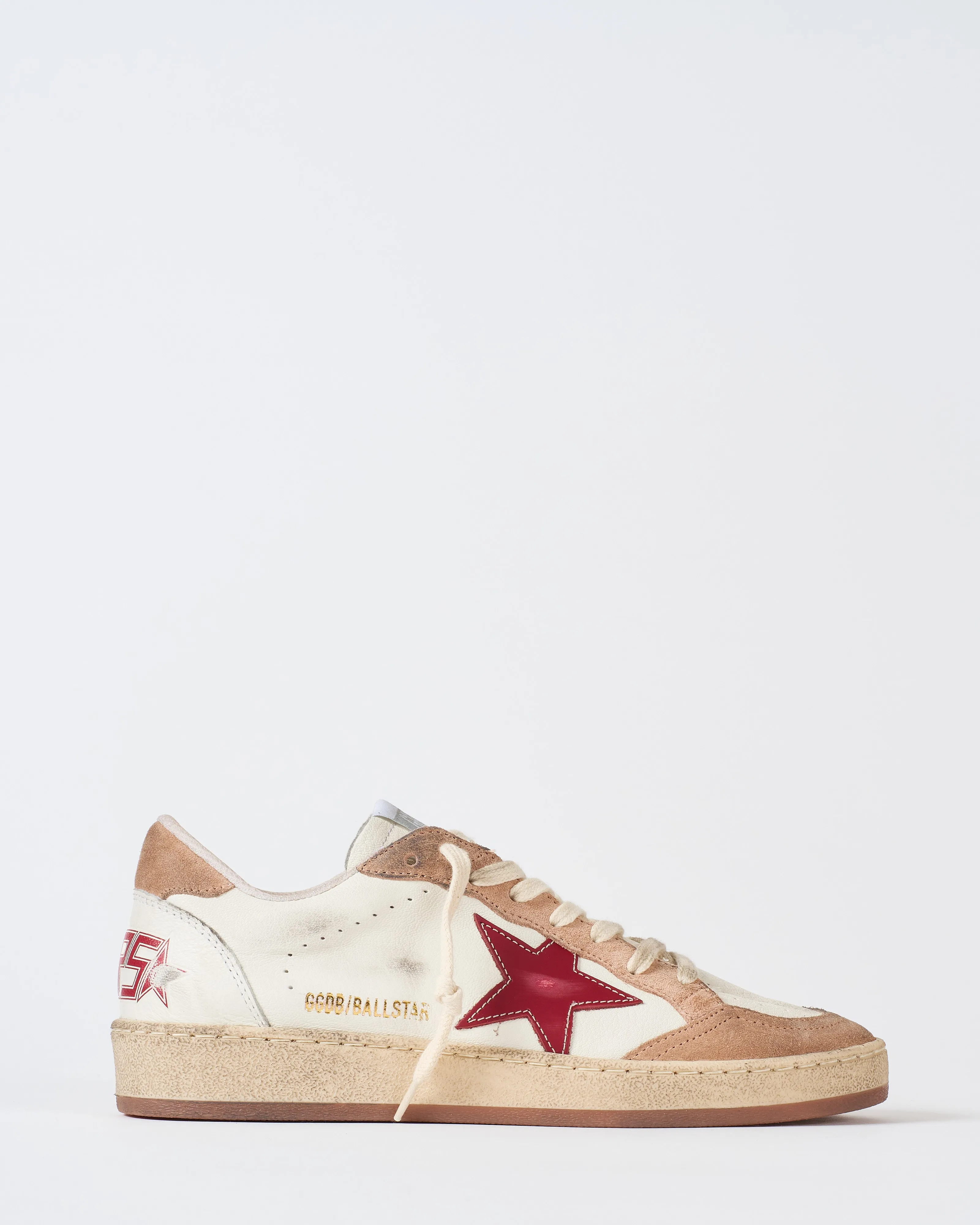 ballstar nappa upper spur suede toe and heel leather star