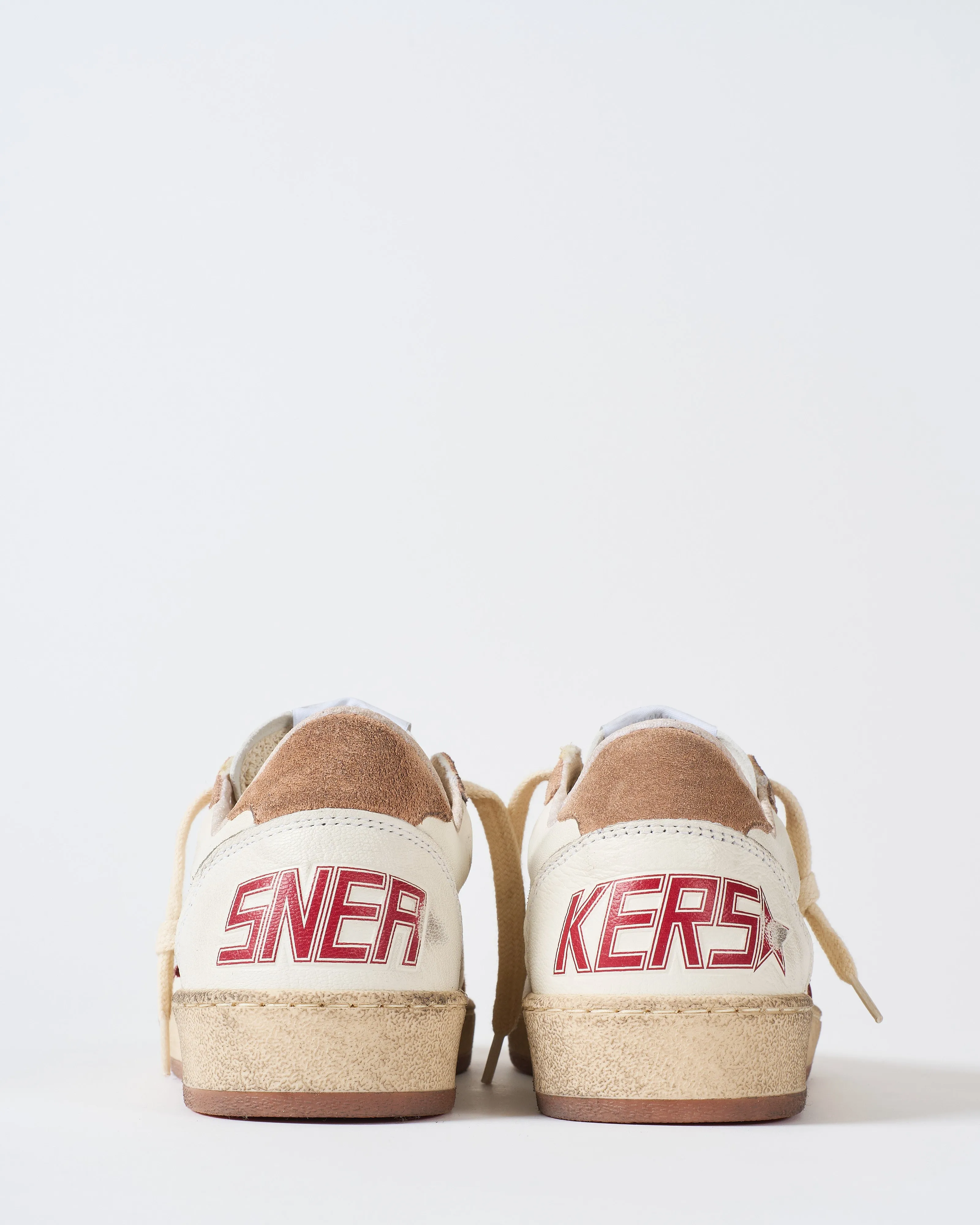 ballstar nappa upper spur suede toe and heel leather star