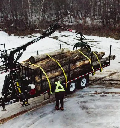 Black Horse | Model LTR510-7K 10’ Road-Forestry Trailers | Trailer Size 5' x 10' | Dual Axel | GVWR (Lb) 7,000