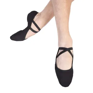 Bloch - Performa Stretch Canvas Childrens Ballet Flat (Black) (S0284G)