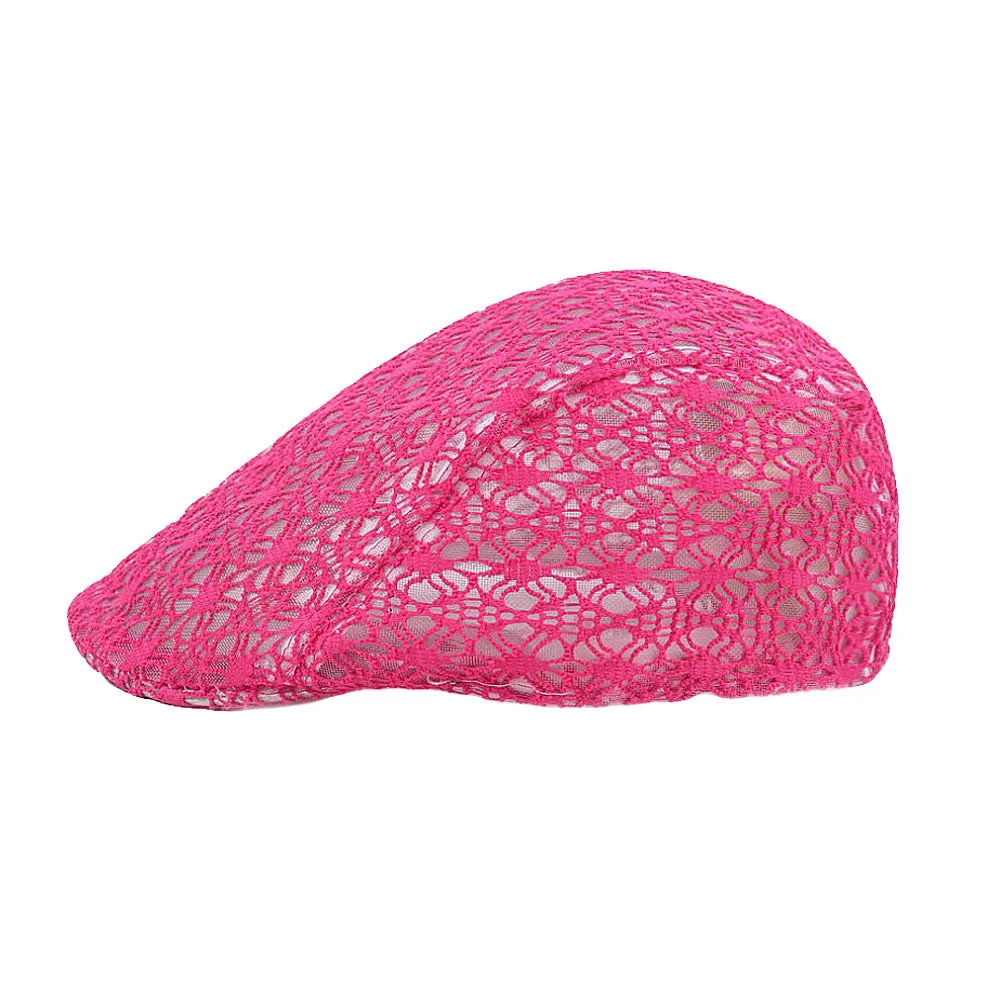 Breathable Mesh Summer Hat Newsboy Ivy Cap Cabbie Flat Cap YZ30151
