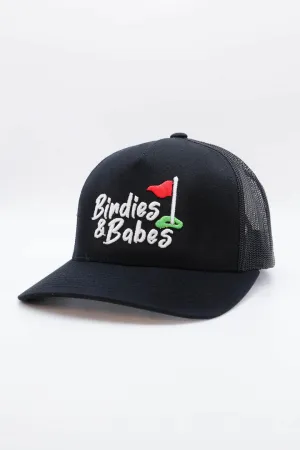 Chick Chase Hat - Black Birdies & Babes