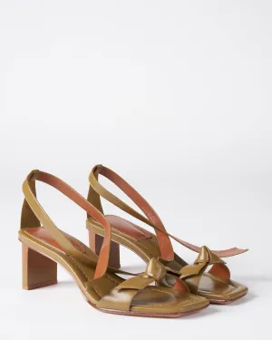 clarita pillar 50 heel - hunter/cuoio