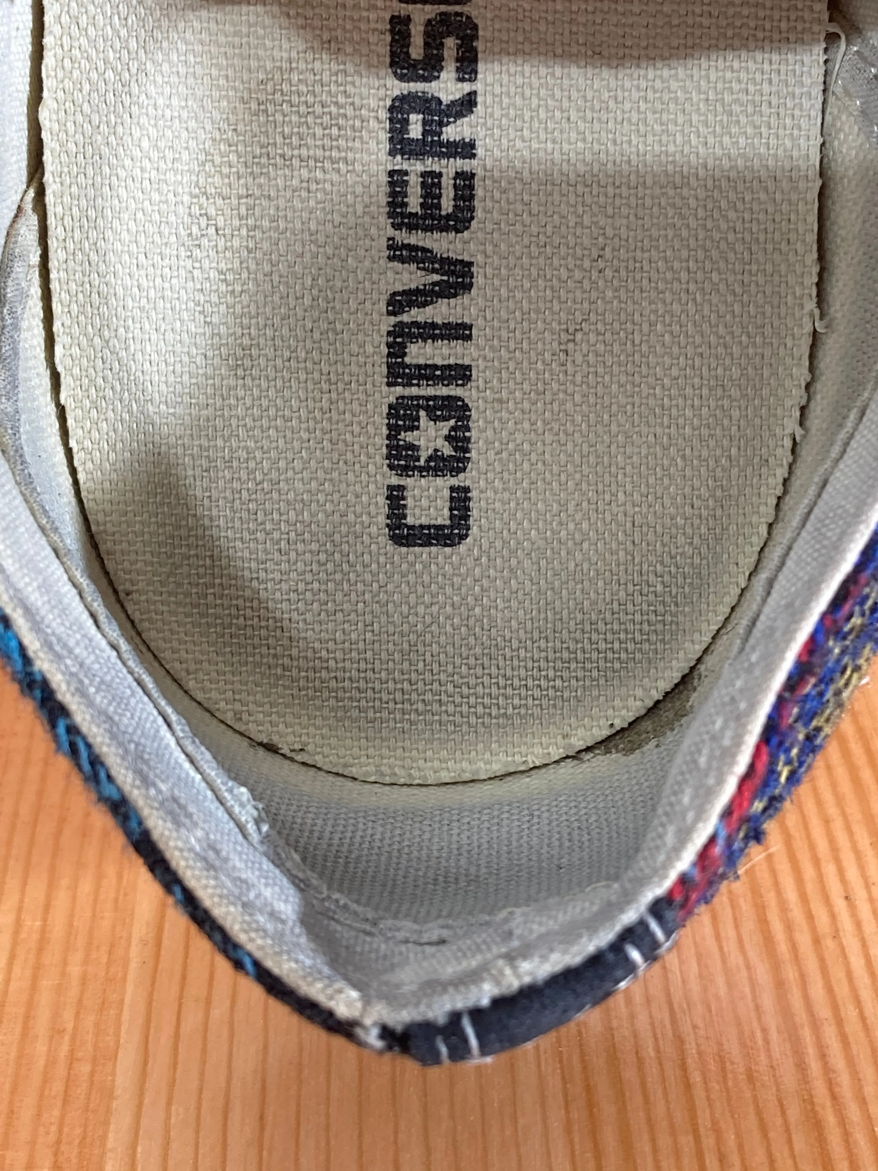 CONVERSE ALL STAR OX BOHO AZTEC RUG Men's Size 12 Knit Fabric Shoes Sneakers
