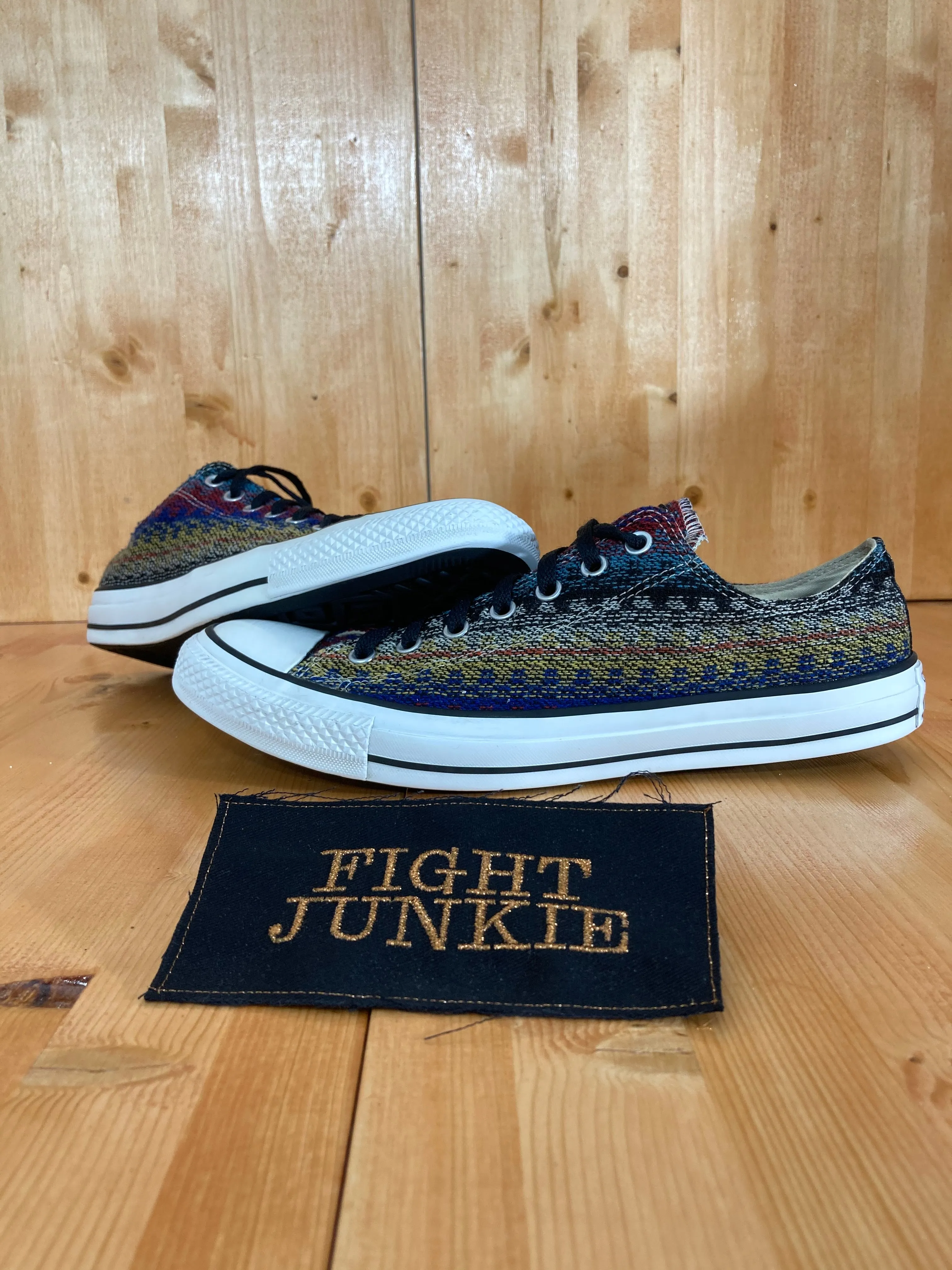 CONVERSE ALL STAR OX BOHO AZTEC RUG Men's Size 12 Knit Fabric Shoes Sneakers