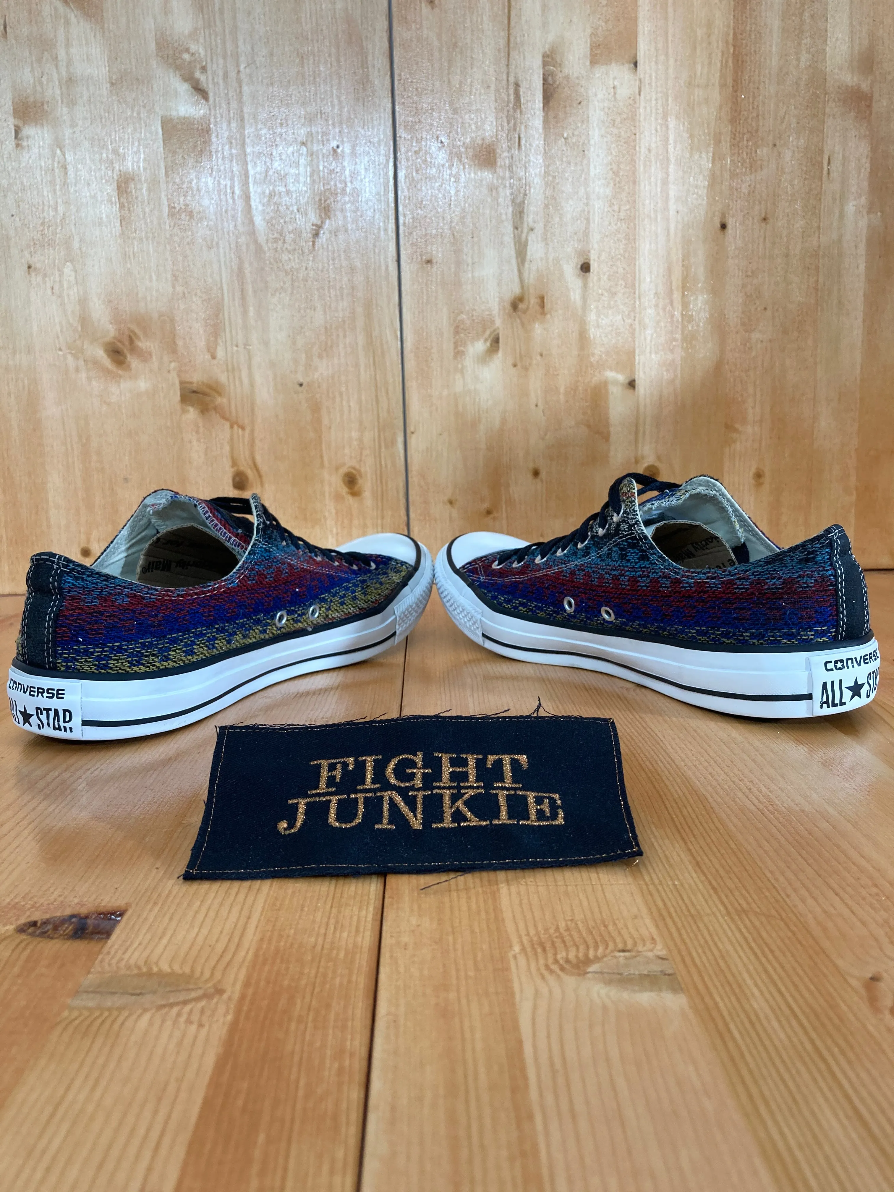 CONVERSE ALL STAR OX BOHO AZTEC RUG Men's Size 12 Knit Fabric Shoes Sneakers