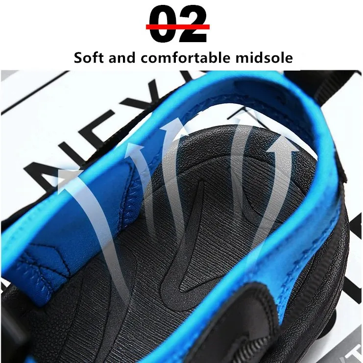 Cuzcare Men Sturdy Orthopedic Sandals Round Toe Summer Fotwear