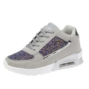 Cuzcare Women Orthopedic Bling Shoes Super Soft Sneakers
