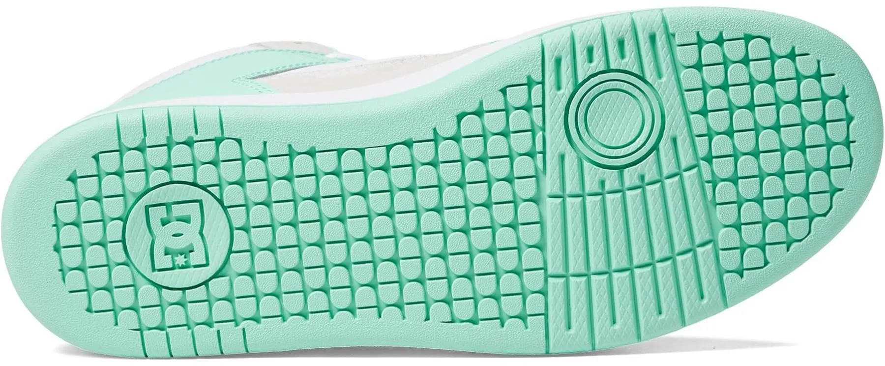 DC Manteca 4 Hi White Mint Womens Leather Skate Trainers