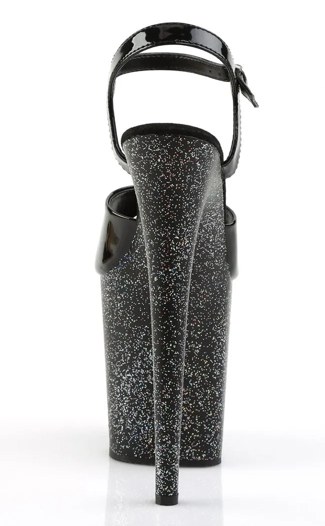 FLAMINGO-809MG Black Platform Heels