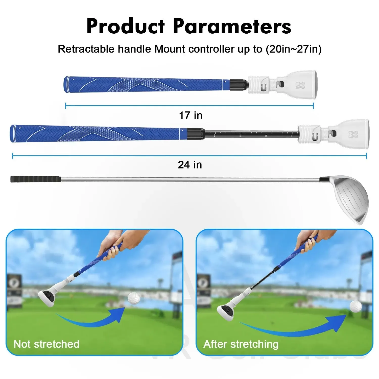 Golf Club Attachment for Quest 2