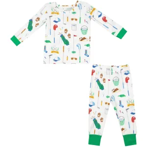 Golf Club White- L/S Loungewear Set