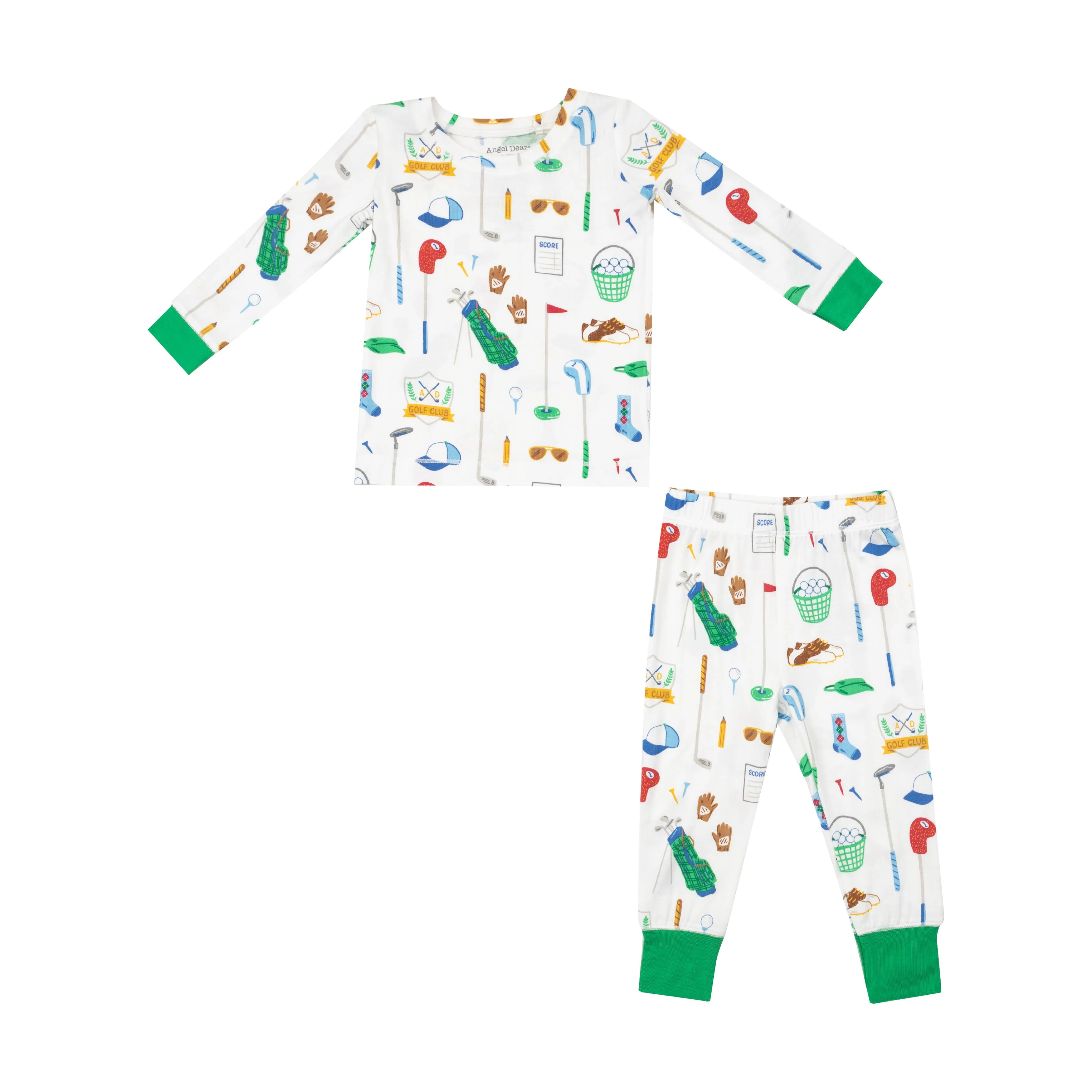 Golf Club White- L/S Loungewear Set