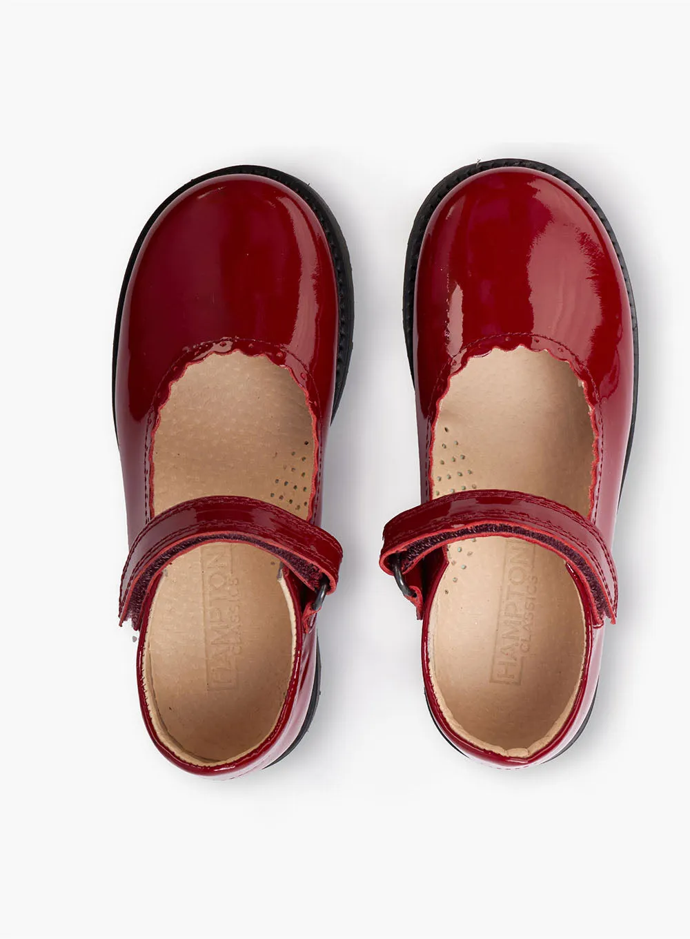 Hampton Classics Etta Party Shoes in Burgundy Patent