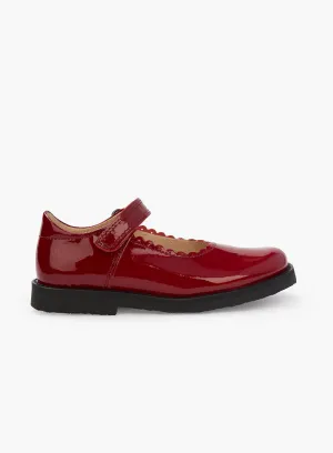 Hampton Classics Etta Party Shoes in Burgundy Patent