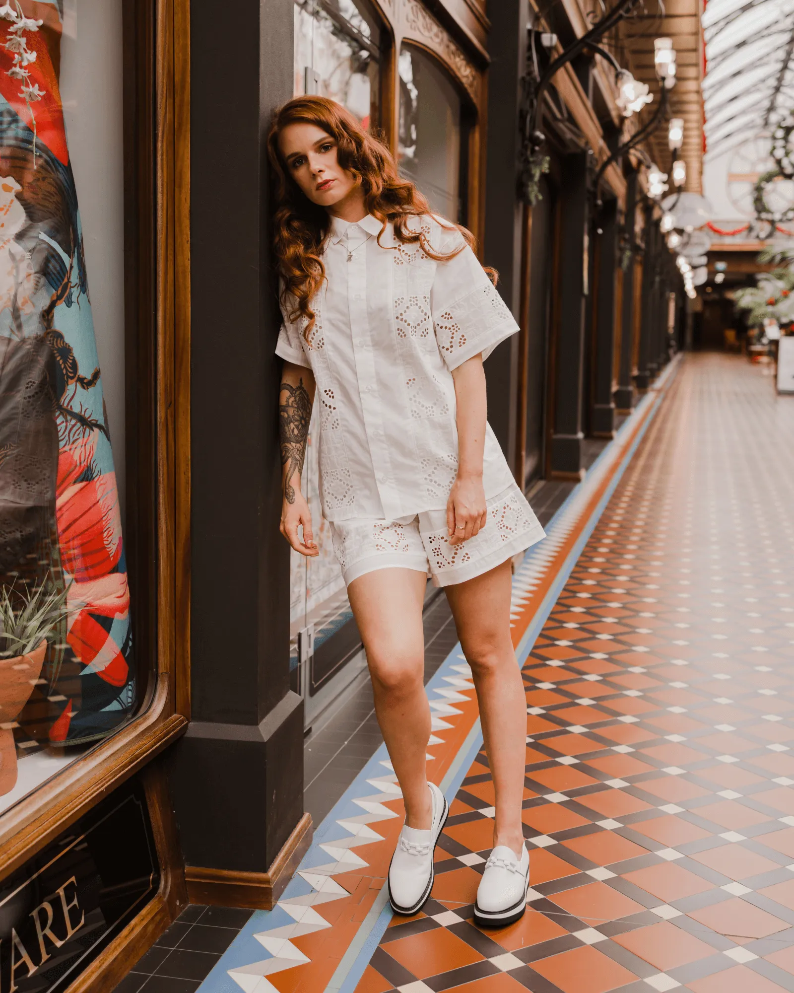 INTUNE SNEAKERS WHITE LEATHER