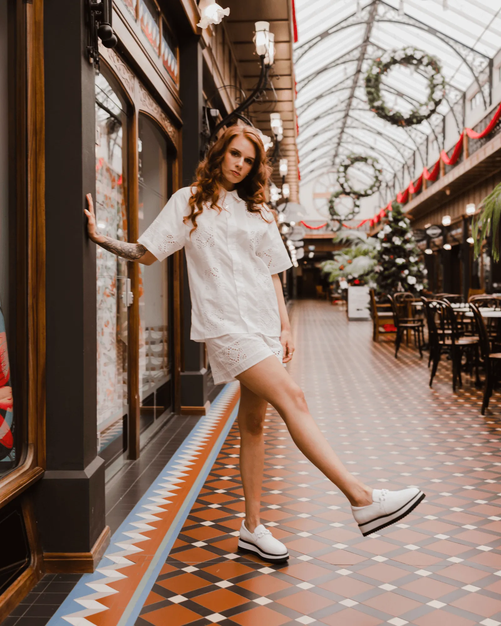 INTUNE SNEAKERS WHITE LEATHER