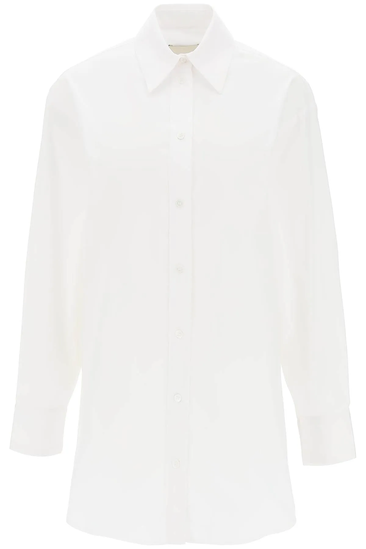 ISABEL MARANT Blue Cotton Poplin Maxi Shirt for Women