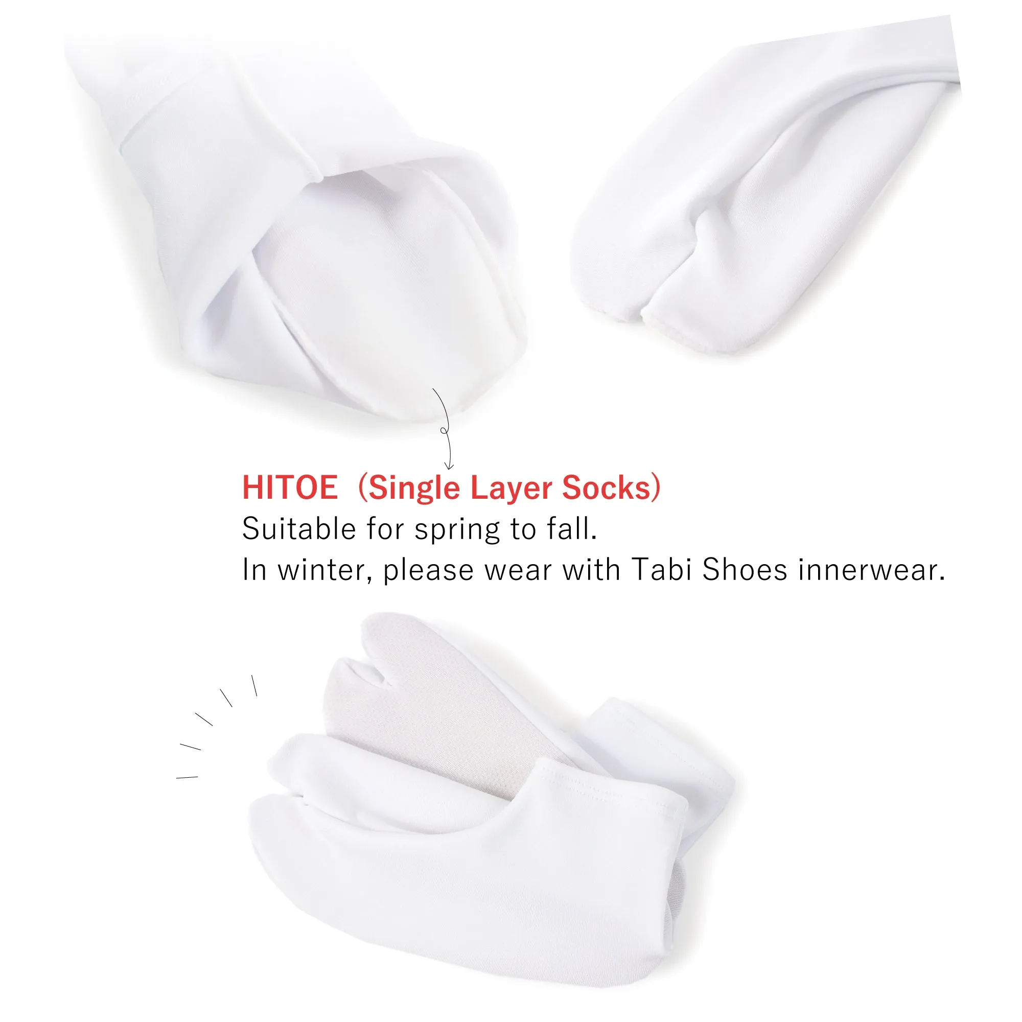 Japanese stretchable kimono tabi socks - Normal socks type 23.0cm-28.0cm