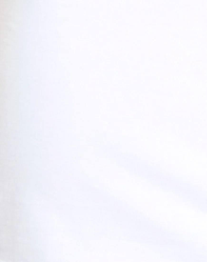 Jezabel Cut Out Dress in White