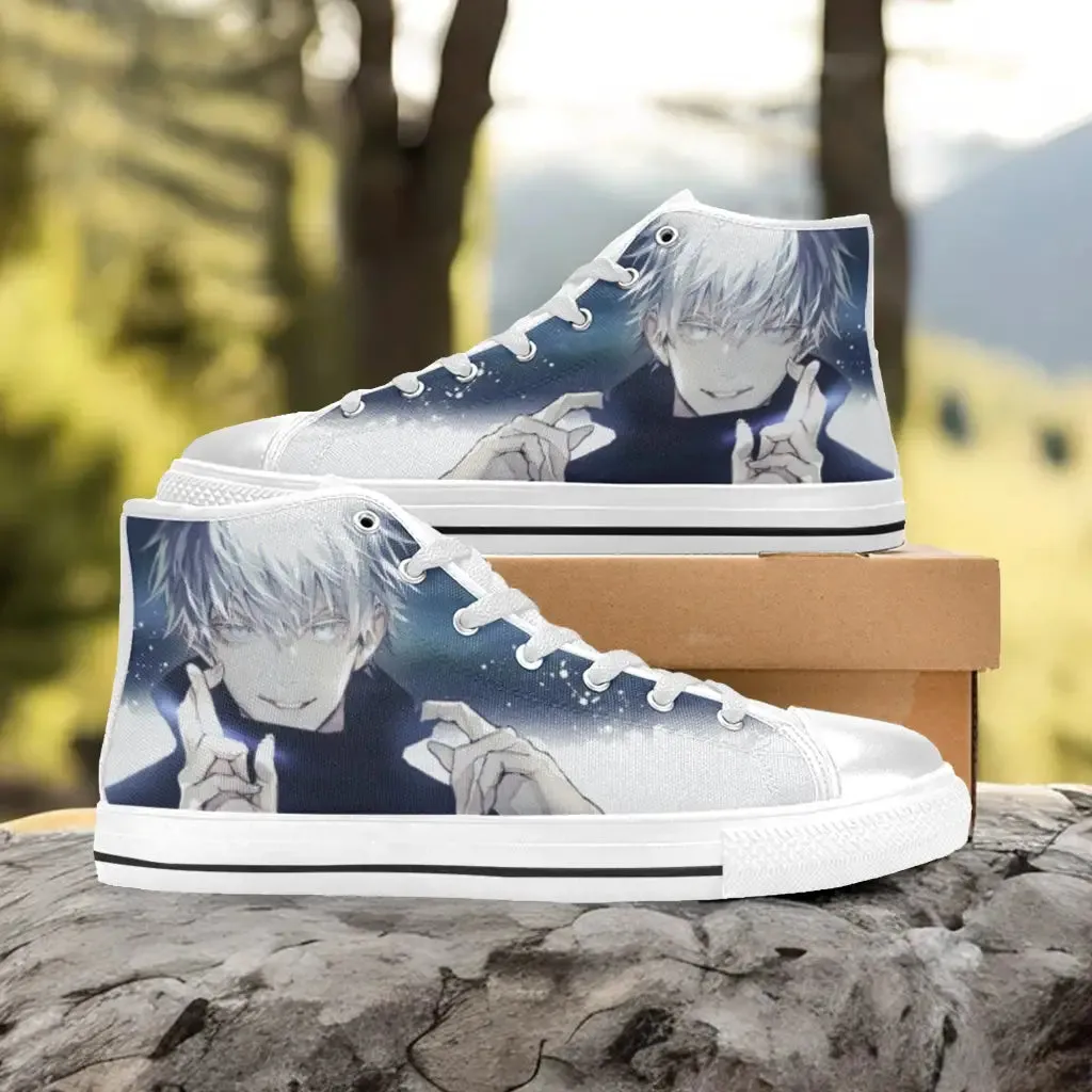 Jujutsu Kaisen Gojo Satoru Shoes High Top Sneakers for Kids and Adults