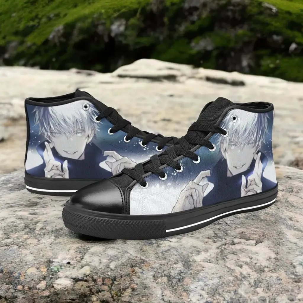 Jujutsu Kaisen Gojo Satoru Shoes High Top Sneakers for Kids and Adults