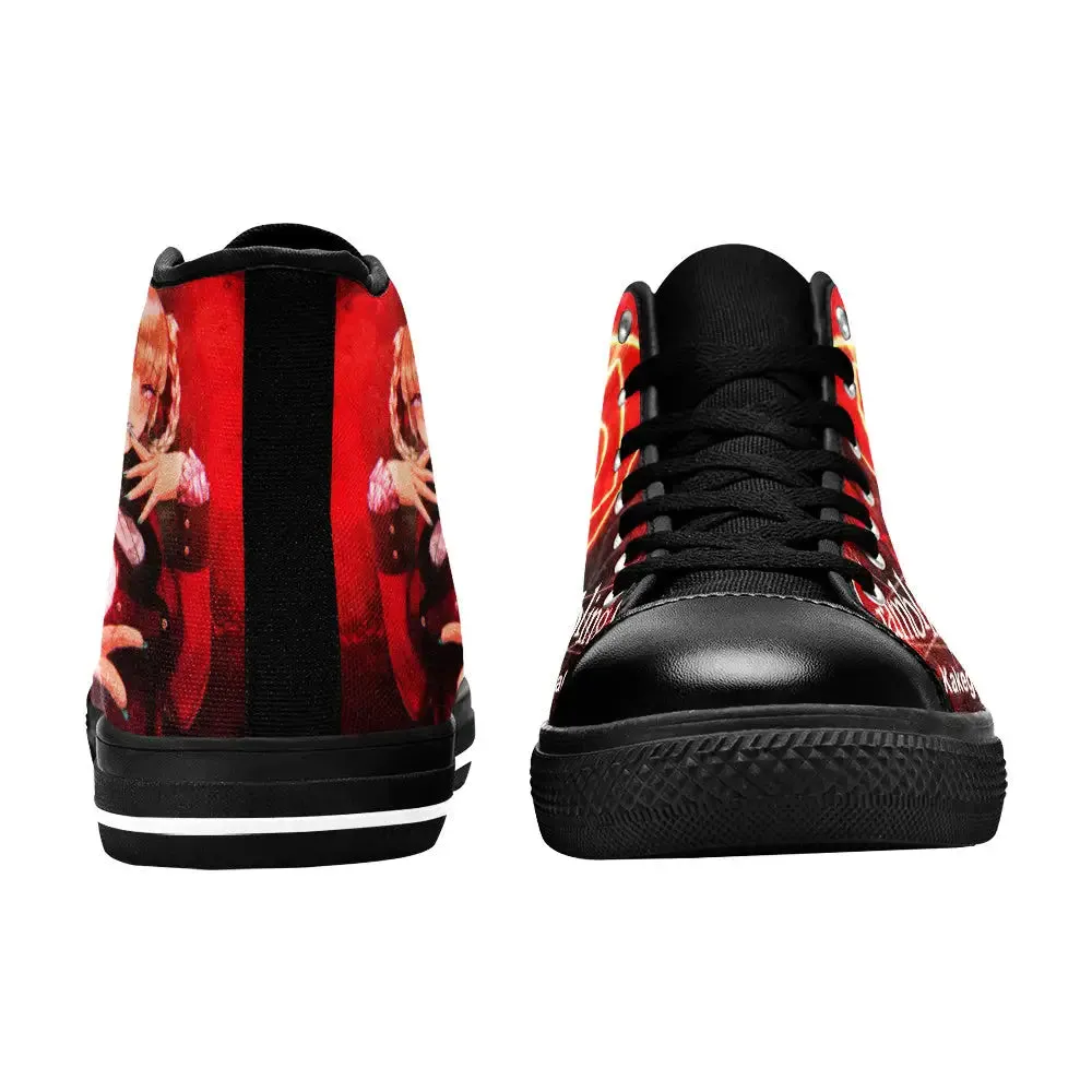 Kakegurui Compulsive Gambler Kirari Momobami Shoes High Top Sneakers for Kids and Adults