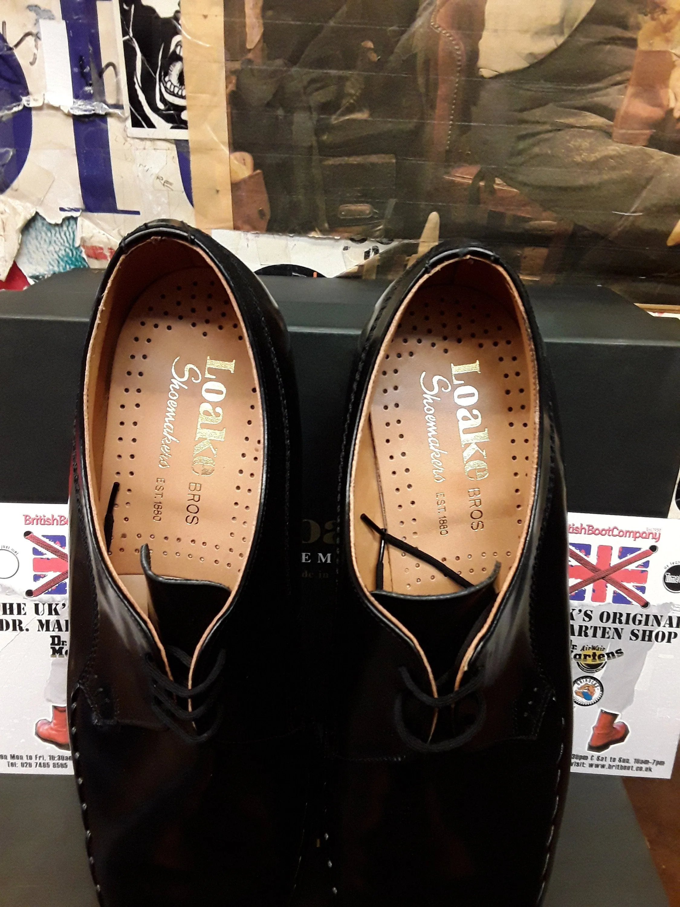 Loakes 761b Made in England 3 Hole Shoe Size 9.5