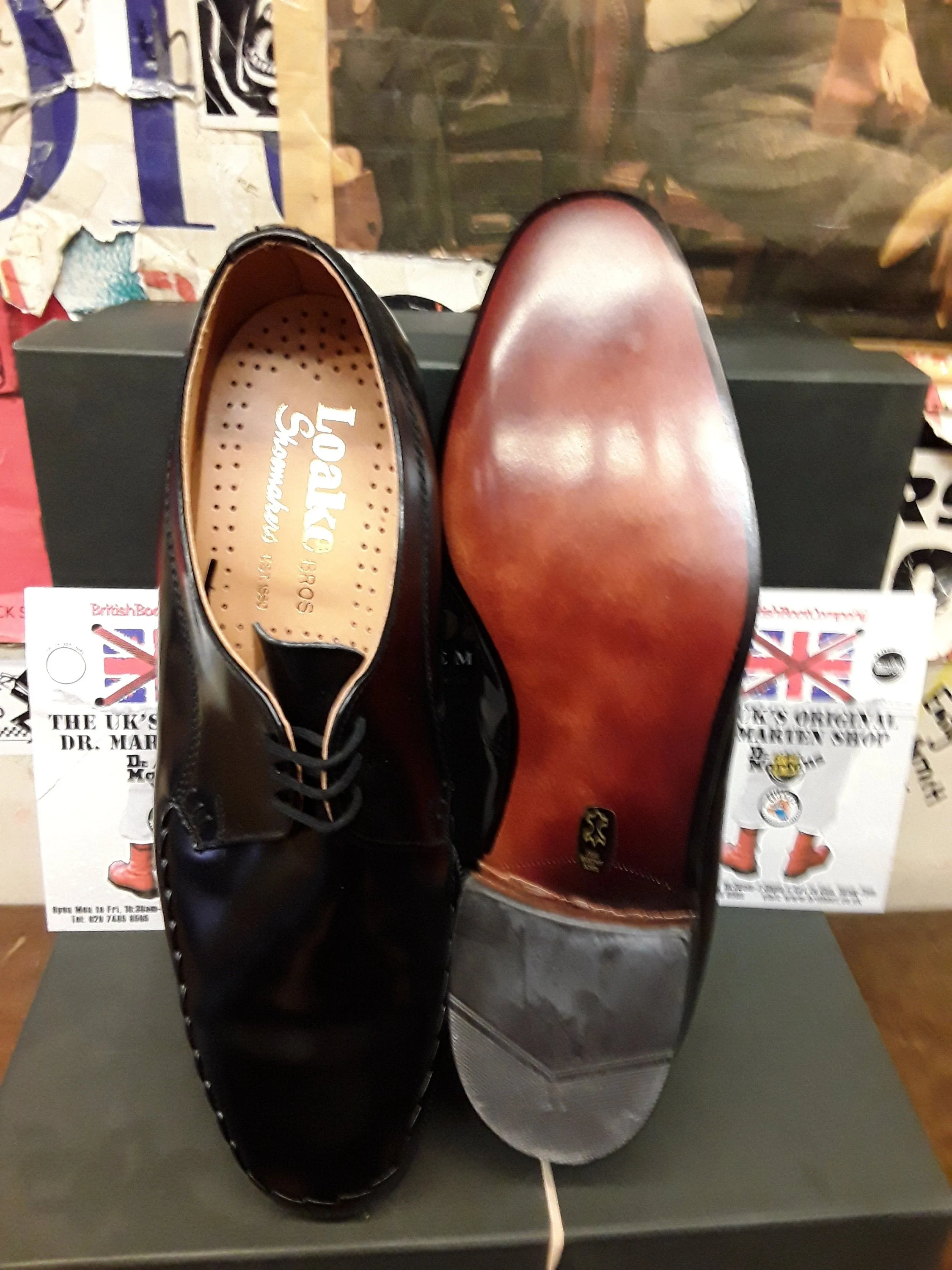 Loakes 761b Made in England 3 Hole Shoe Size 9.5