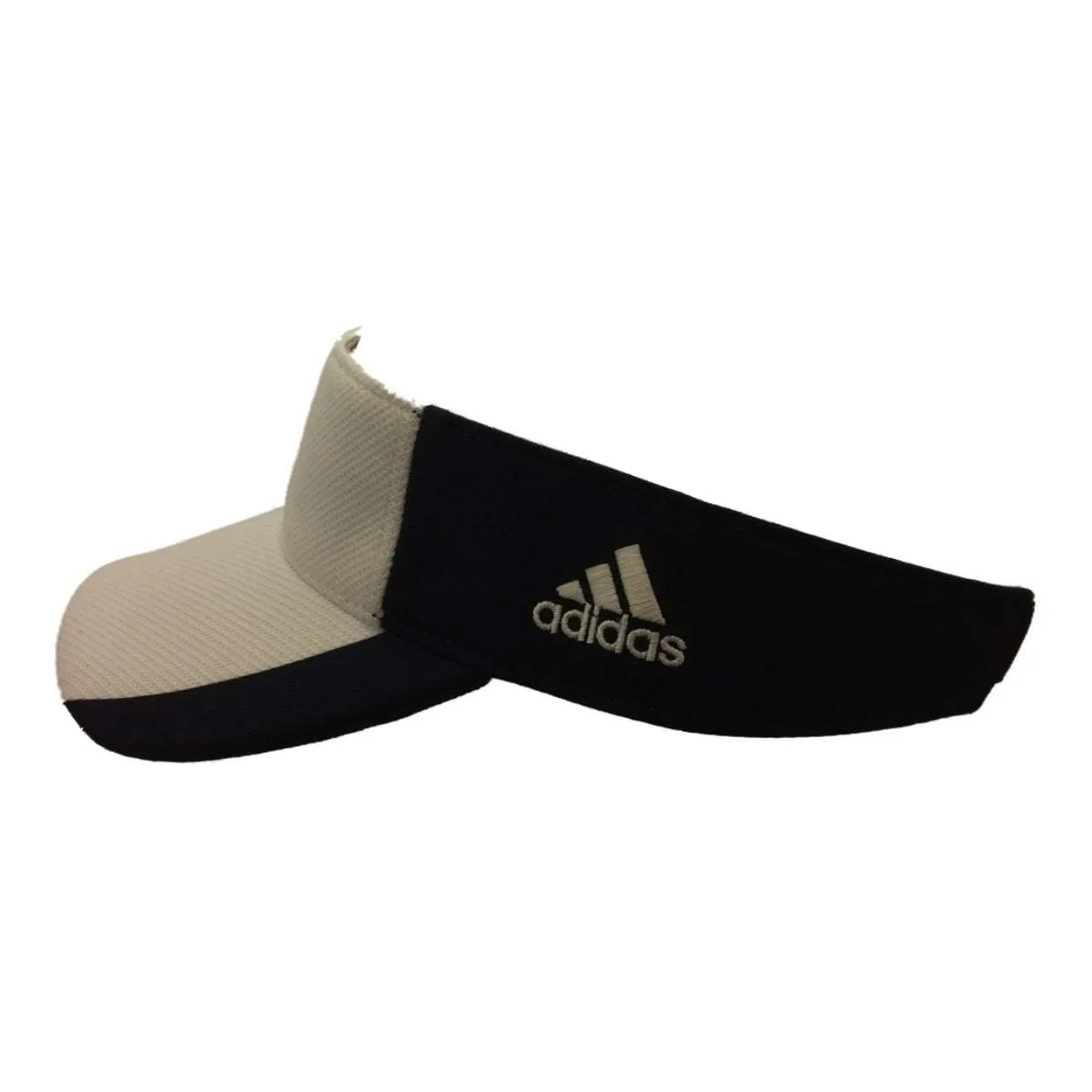 Los Angeles Galaxy Adidas White Navy Adjustable Strapback Golf Visor Hat Cap