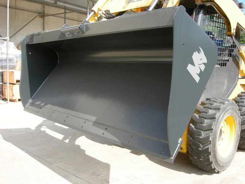 Mazio Rock Bucket Skid Steer Standard Bucket | Width 1250  to 2030 mm | Capacity 0.351 to 0.588 m³ | Weight 230 to 310 kg | For Skid Steer Loaders