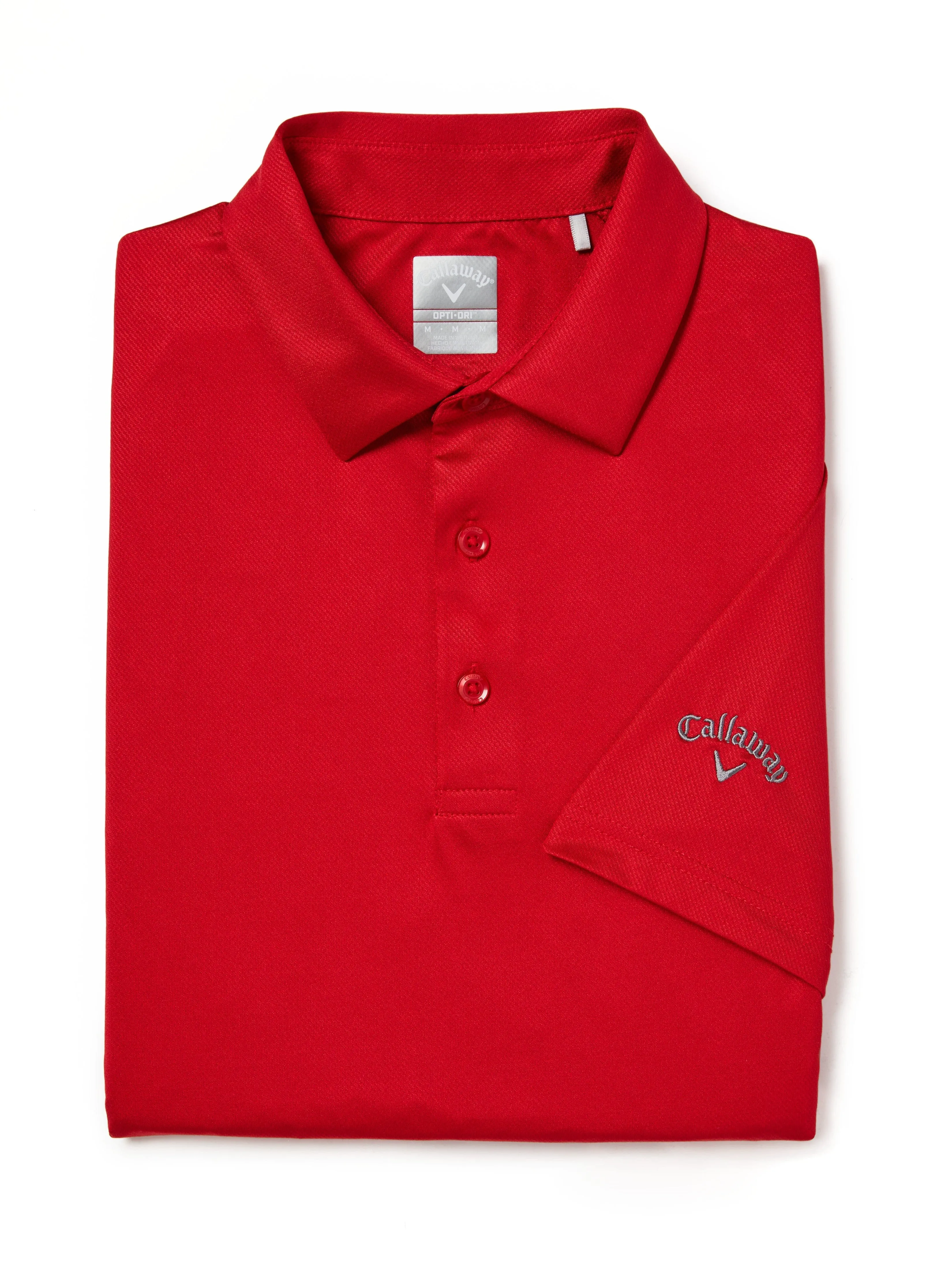 Men's Swing Tech Solid Golf Polo Shirt