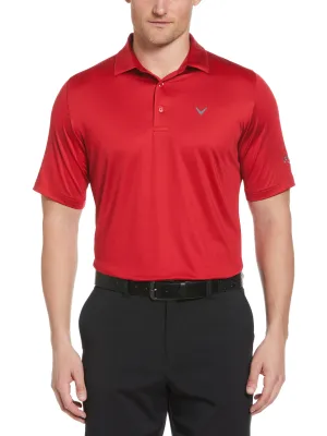 Men's Swing Tech Solid Golf Polo Shirt
