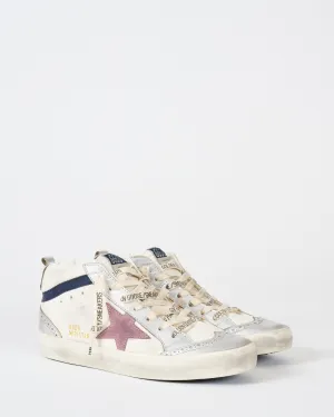 mid star laminated toe heel suede wave