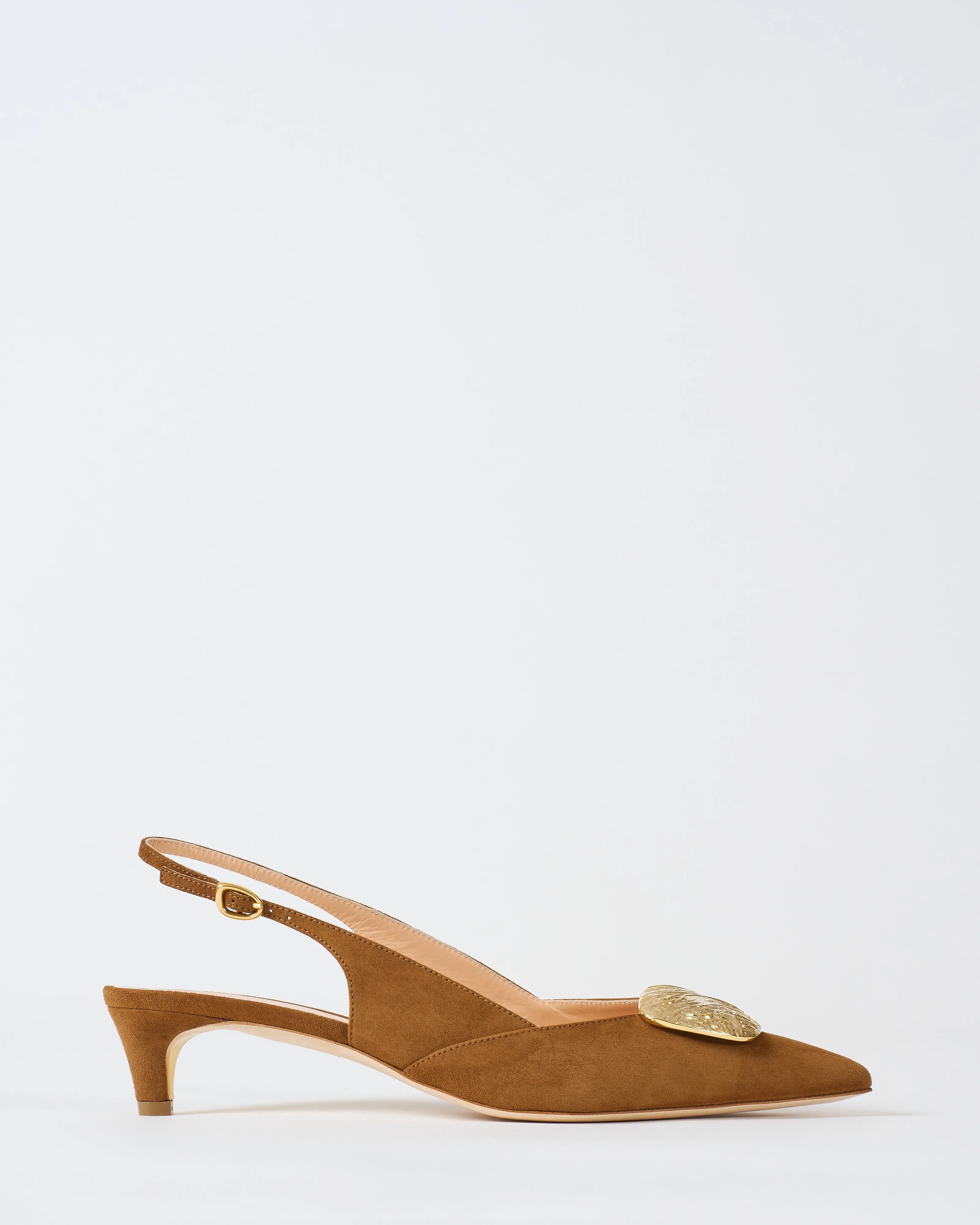 misty ripple pebble slingback