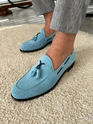 Napoca Suede Blue Sardinelli Loafers