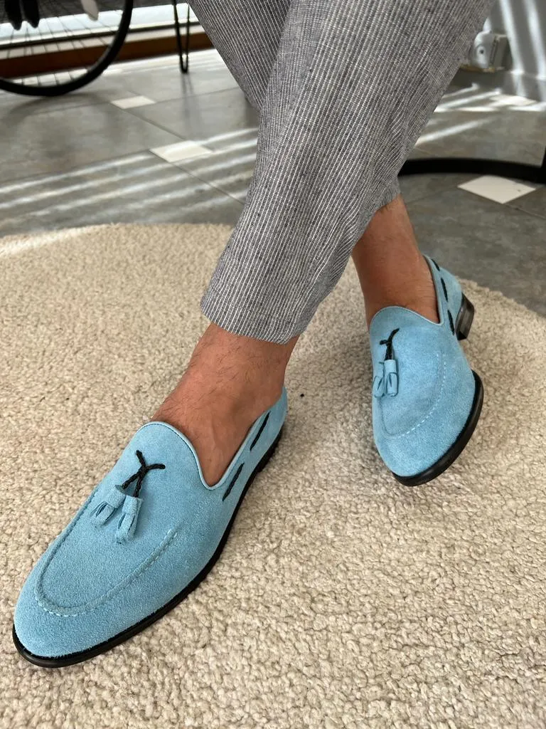 Napoca Suede Blue Sardinelli Loafers